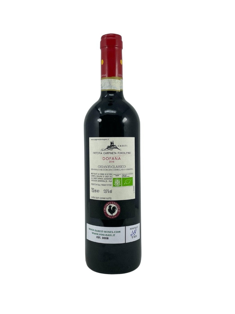 Chianti Classico "Dofana" - 2016 - Fattoria Carpineta Fontalpino - Vins les plus rares