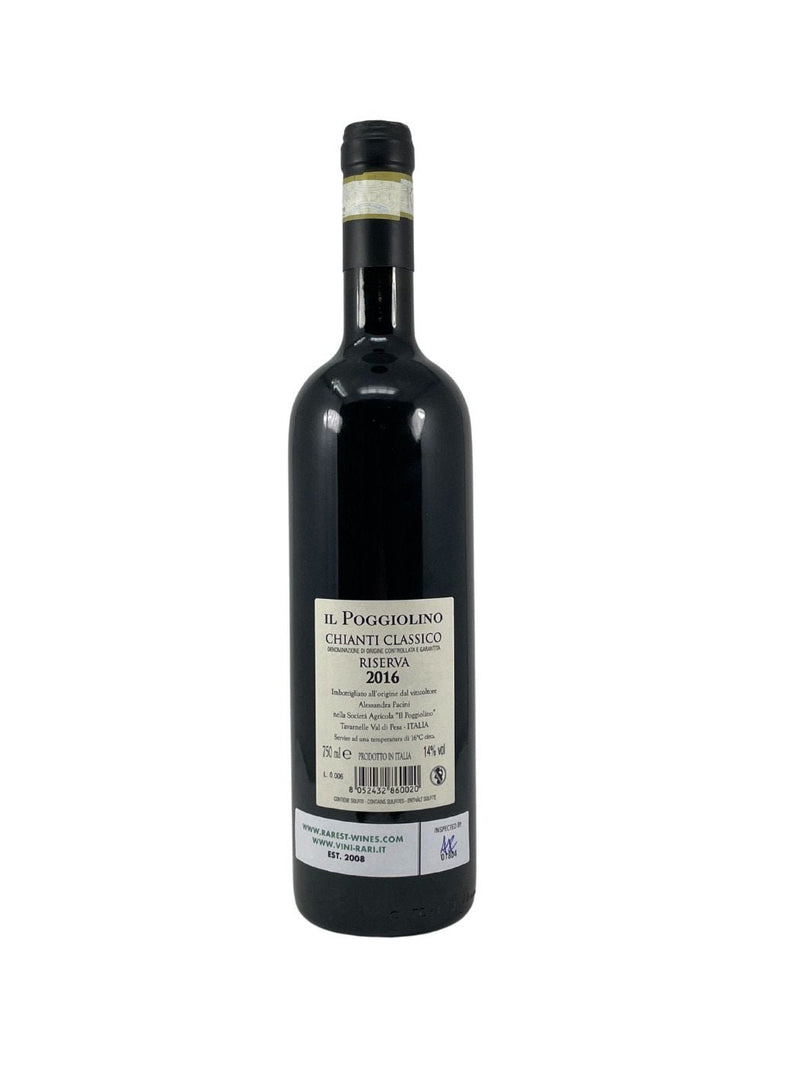 Chianti Classico Riserva - 2016 - Il Poggiolino - Vins les plus rares