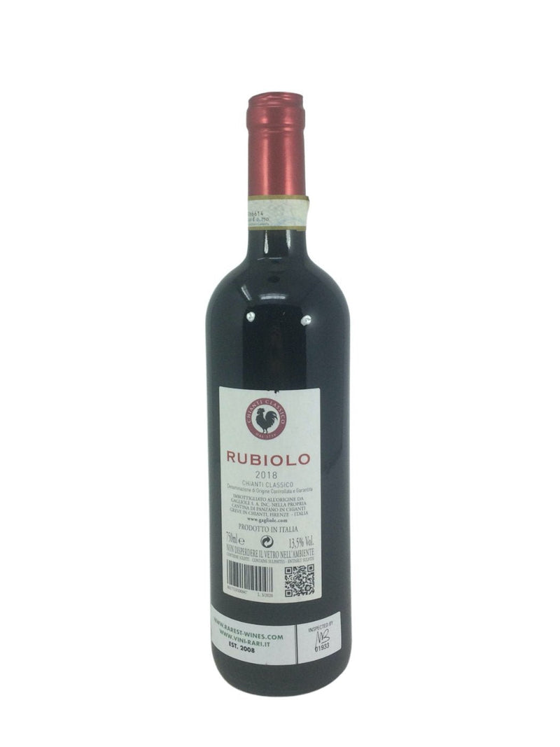 Chianti Classico "Rubiolo" - 2018 - Gagliole - Vins les plus rares