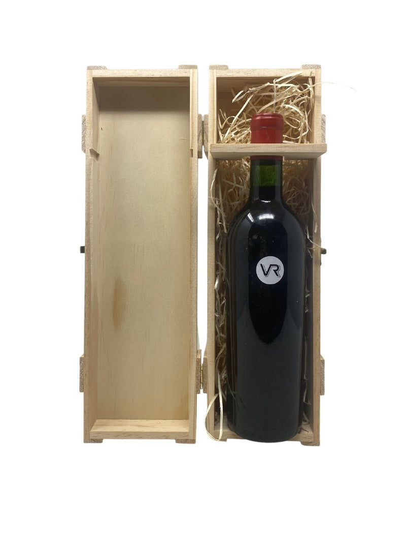 Coffret cadeau en bois pour 1 bouteille (vide) - Rarest Wines