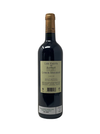 Les Hauts de Lynch Moussas - 2010 - Haut Medoc - Vins les plus rares