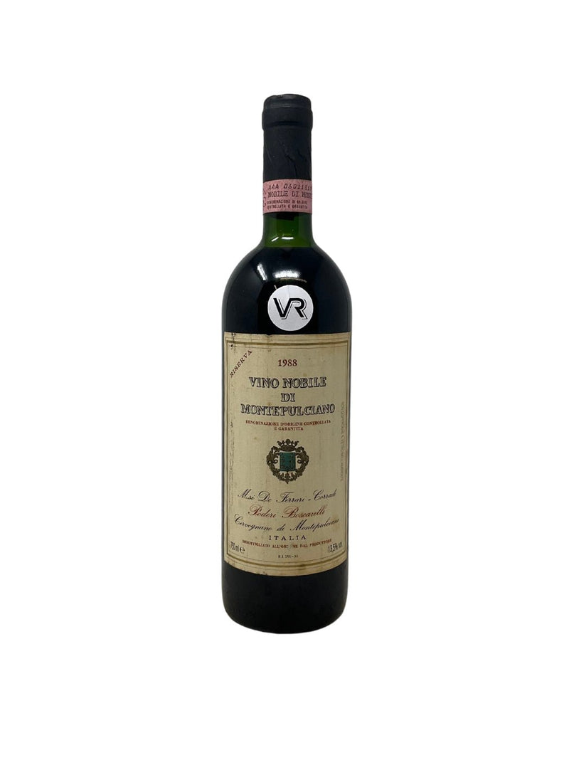 Vino Nobile di Montepulciano - 1988 - Poderi Boscarelli - Vins les plus rares